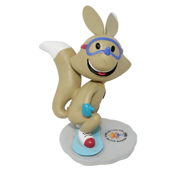 VTG 2002 USA Olympic Winter Games Salt Lake Bobblehead COOPER Snowboarding Fox - Picture 1 of 6